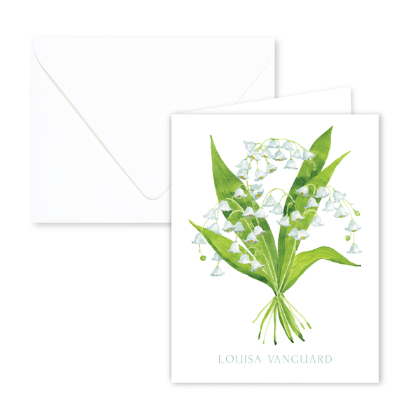 Lily of the Valley Notecards | Botanical Bouquets