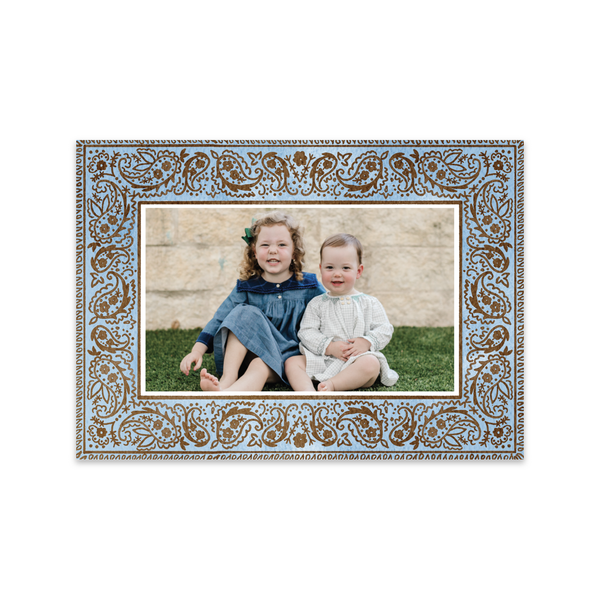 Bandana Blue Horizontal | Holiday Cards