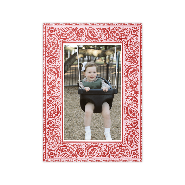 Bandana Red Vertical | Holiday Cards