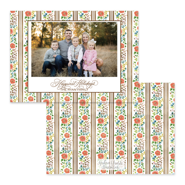 Autumn Stripes Horizontal | Holiday Cards