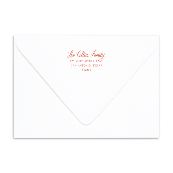 Return Address Printing