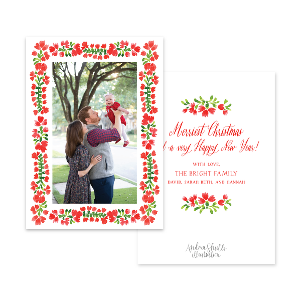 Christmas Embroidery Frame | Holiday Cards
