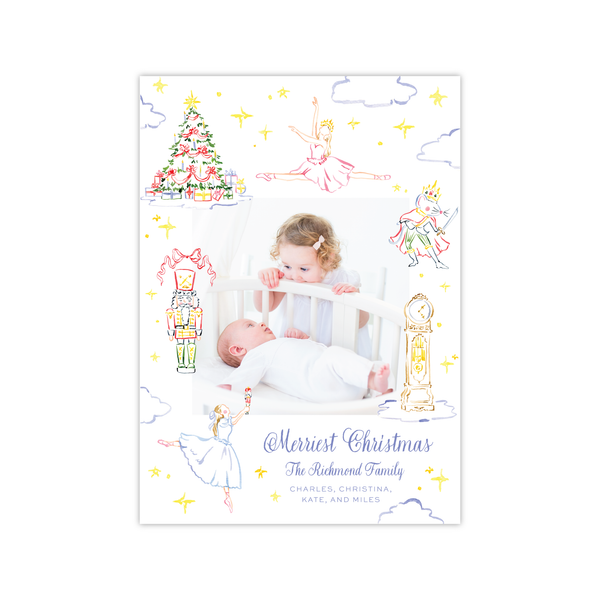 Nutcracker Colorful | Holiday Cards