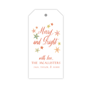 Vintage Stars Scattered | Gift Tags