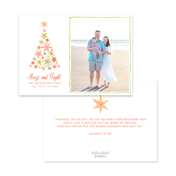 Vintage Stars Tree | Holiday Cards