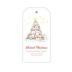 Colorful Christmas Tree | Gift Tags