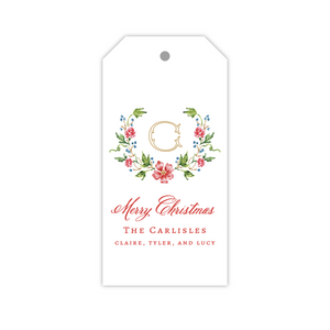 Vintage Floral Crest | Gift Tags