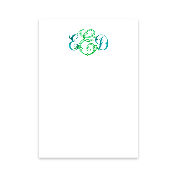 Notepads | Hand Painted Monogram Stationery