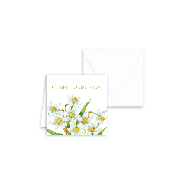 Daffodils Enclosure Cards | Botanical Bouquets