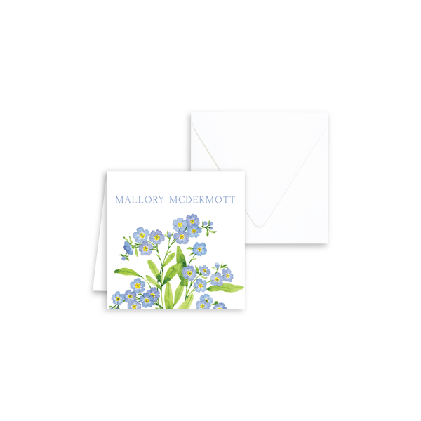 Forget Me Nots Enclosure Cards | Botanical Bouquets
