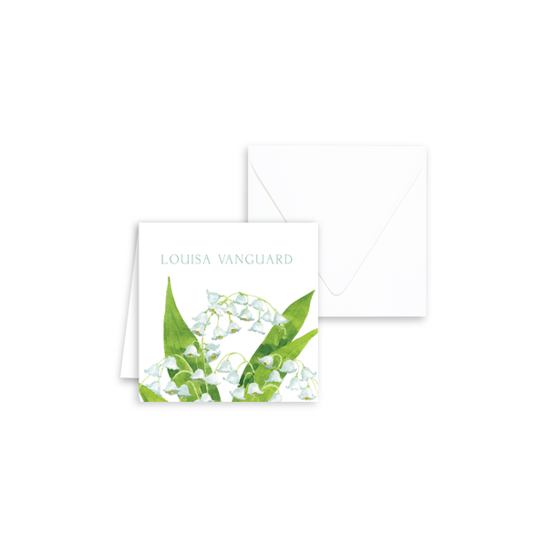 Lily of the Valley Enclosure Cards | Botanical Bouquets