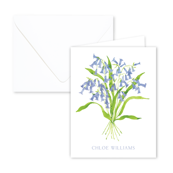 Blue Bells Notecards | Botanical Bouquets