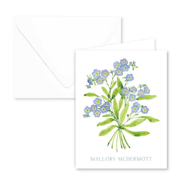 Forget Me Nots Notecards | Botanical Bouquets