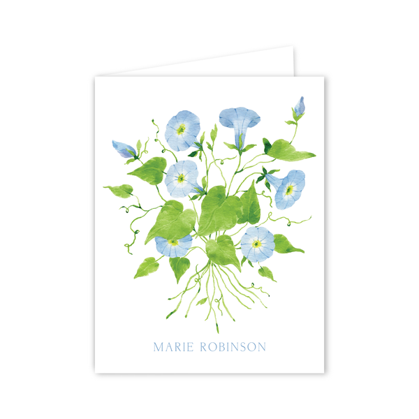 Morning Glory Notecards | Botanical Bouquets