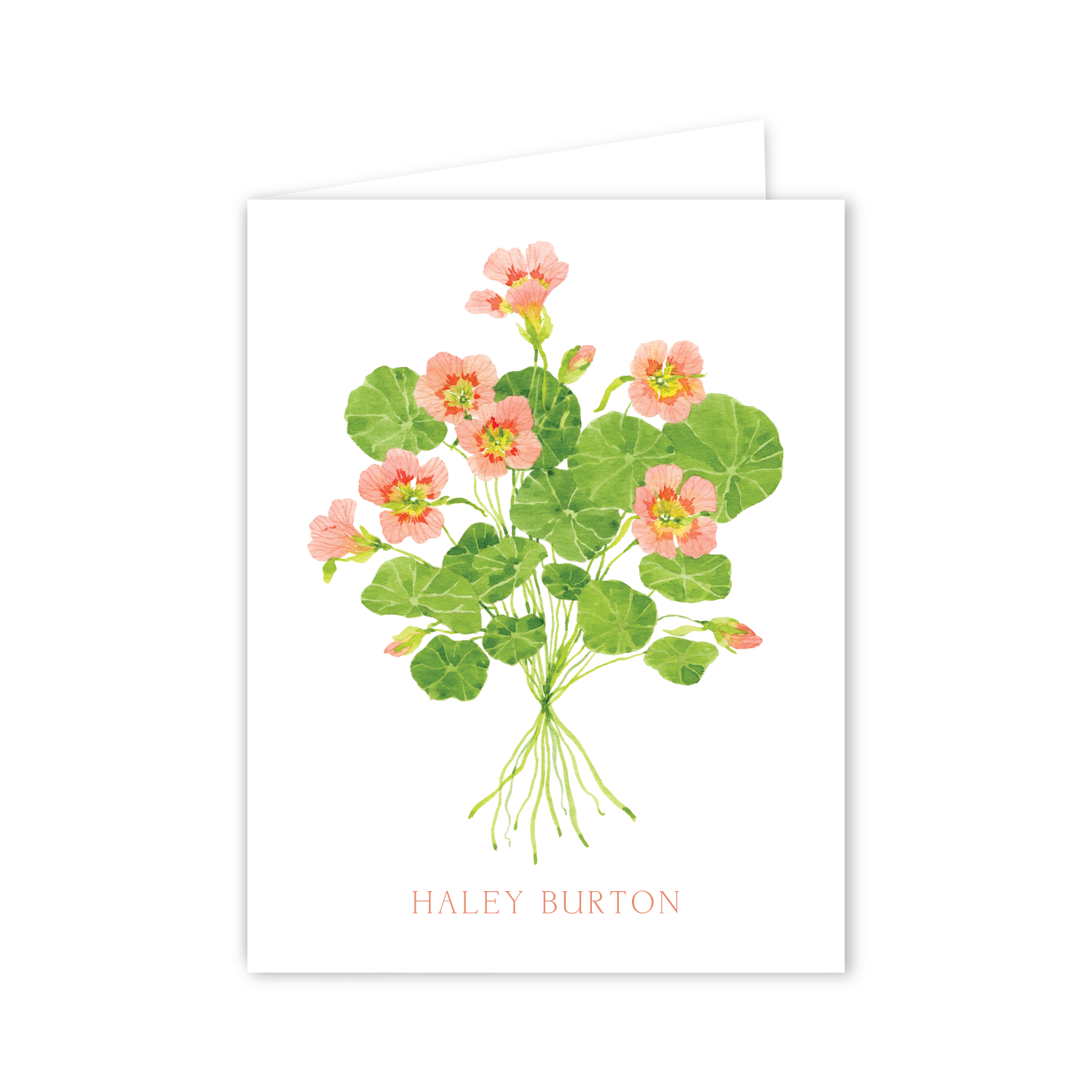 Nasturtium Notecards | Botanical Bouquets