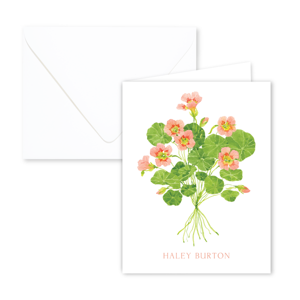 Nasturtium Notecards | Botanical Bouquets