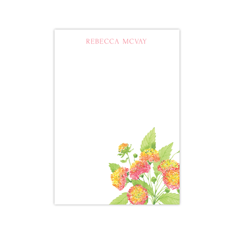 Lantanas Notepads | Botanical Bouquets
