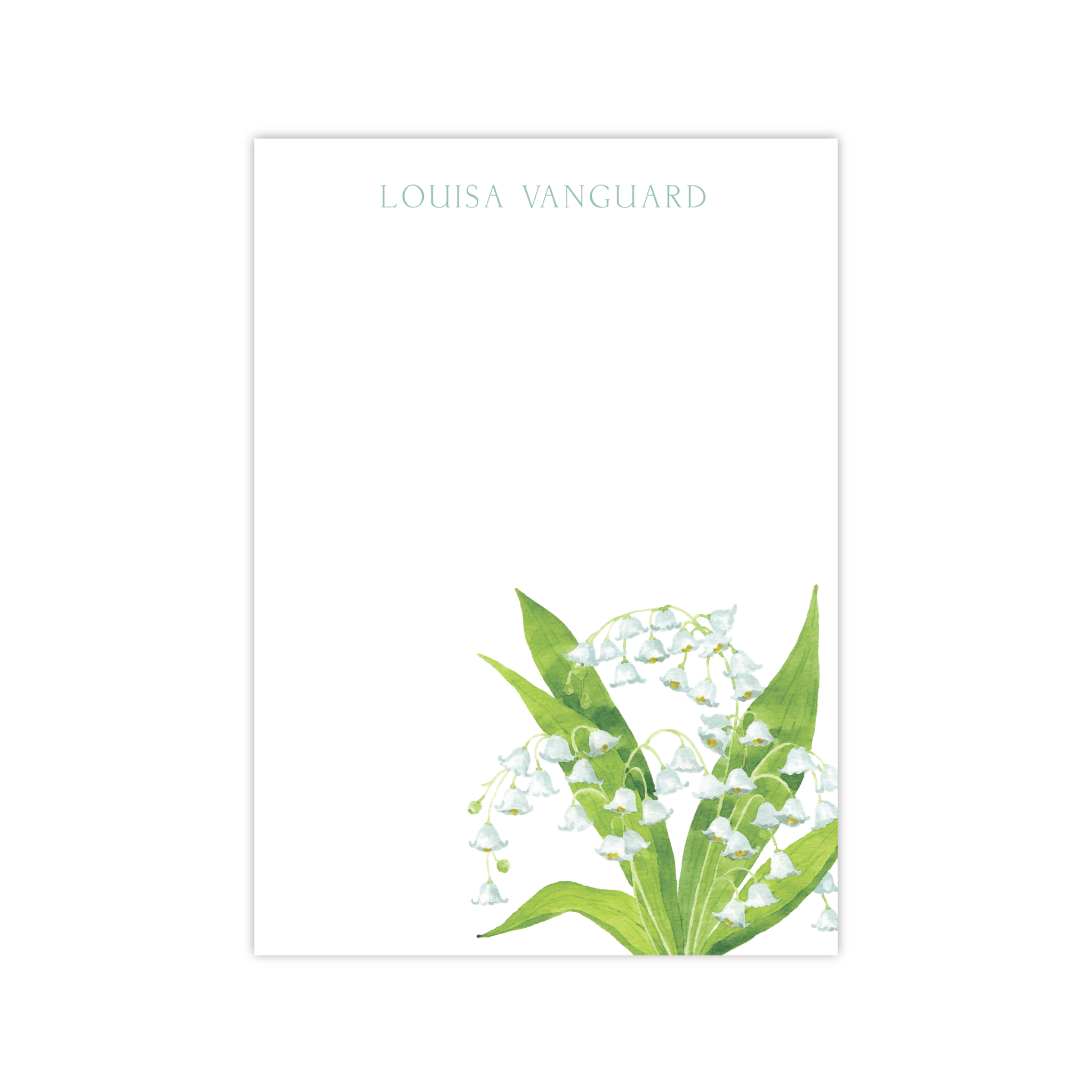 Lily of the Valley Notepads | Botanical Bouquets