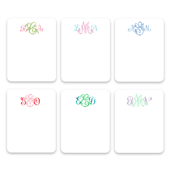 Notecards | Hand Painted Monogram Stationery