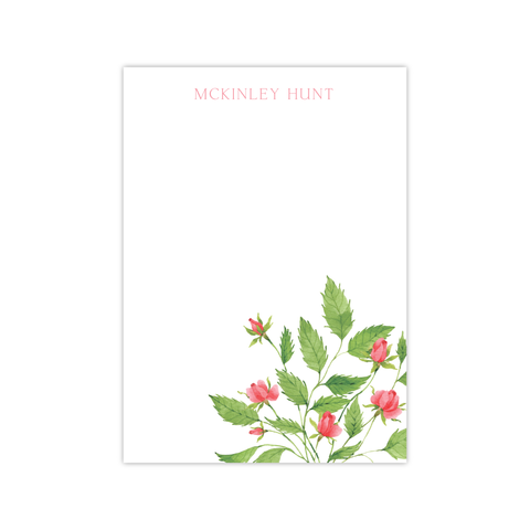 Roses Notepads | Botanical Bouquets