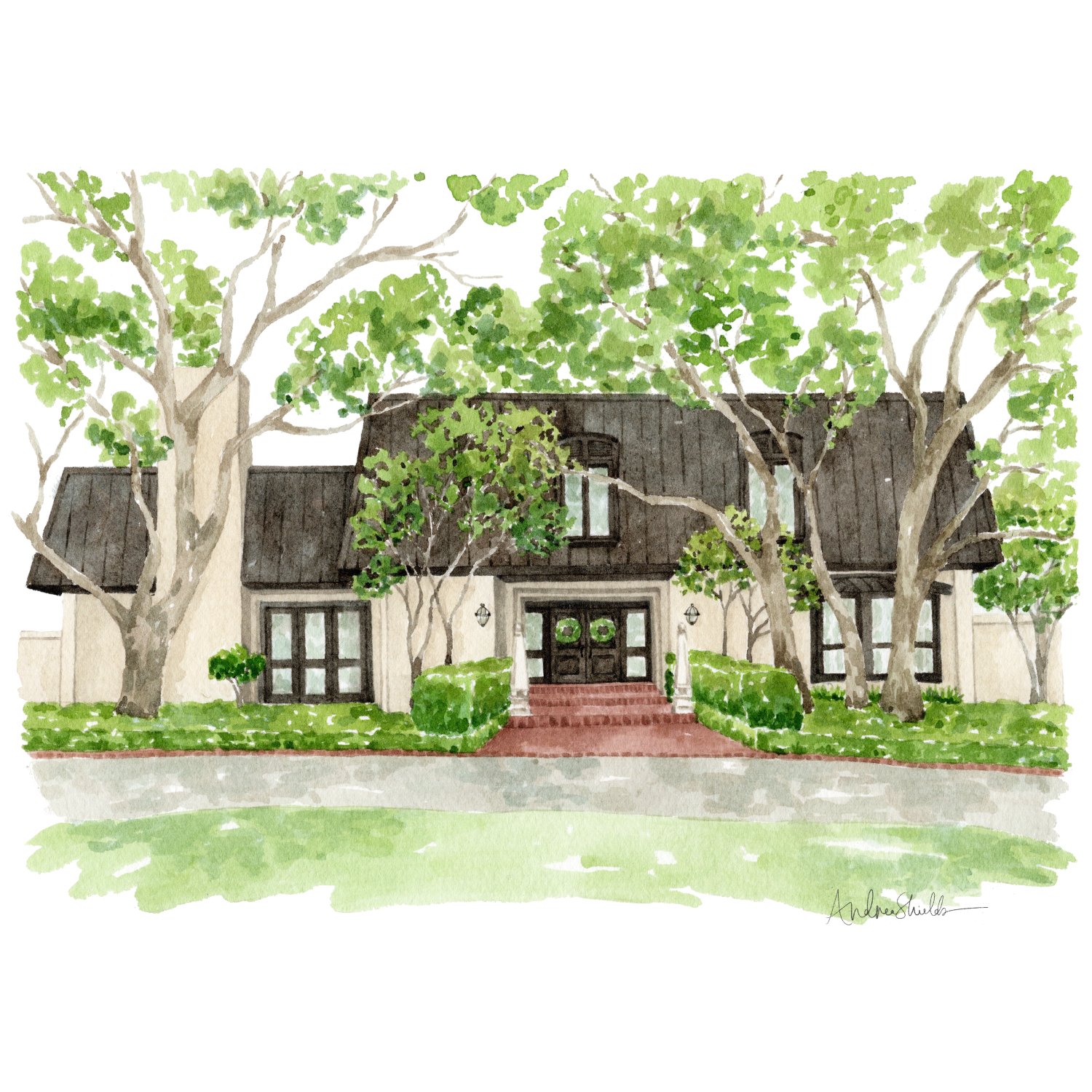 Home Portrait | Custom Illustration