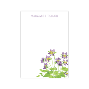 Violets Notepads | Botanical Bouquets