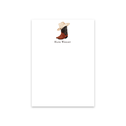 Cowboy Boots Notecards | Men's Stationery