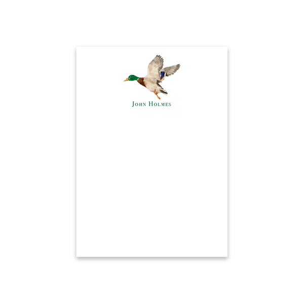 Flying Mallard Notecards | Men's Stationery
