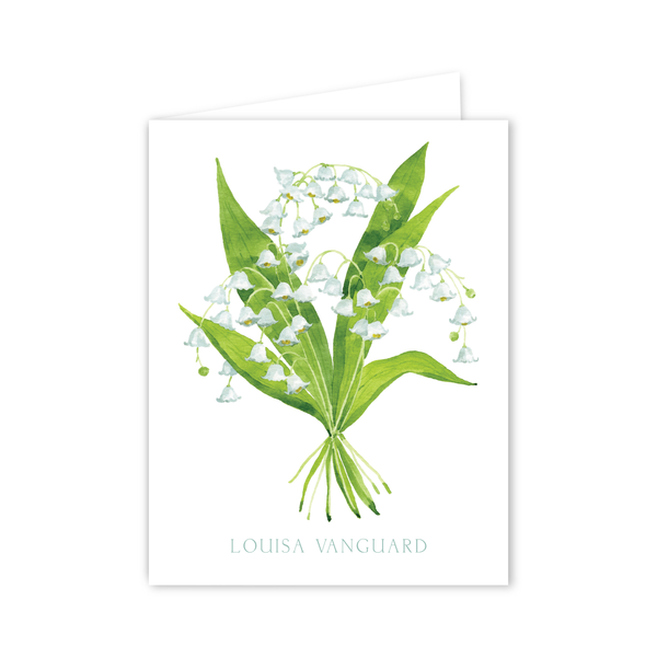 Lily of the Valley Notecards | Botanical Bouquets