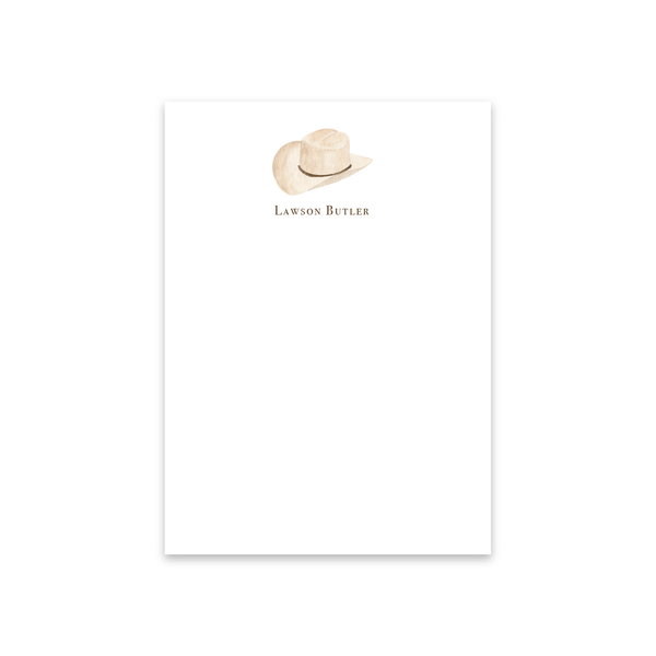 Cowboy Hat Notecards | Men's Stationery