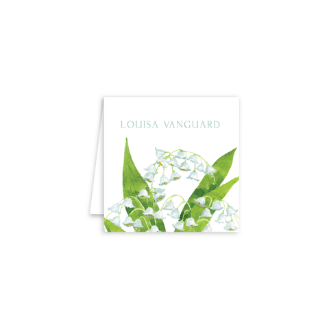 Lily of the Valley Enclosure Cards | Botanical Bouquets
