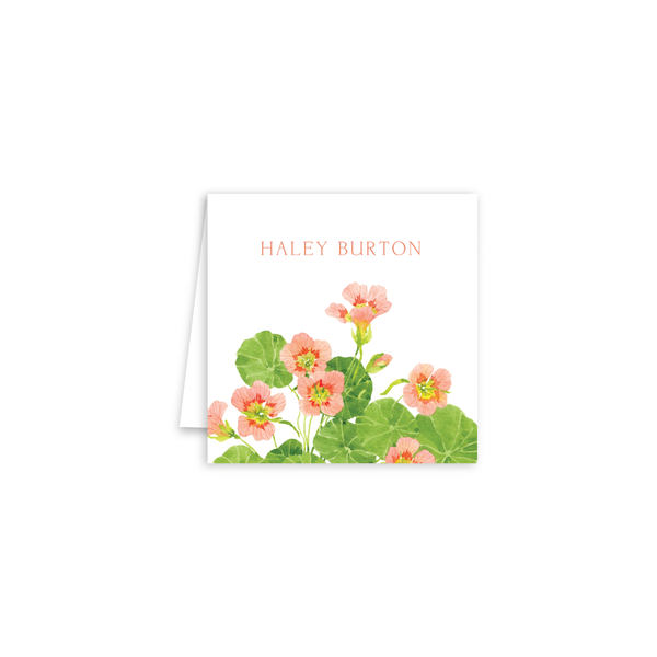 Nasturtium Enclosure Cards | Botanical Bouquets