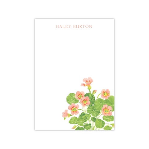 Nasturtium Notepads | Botanical Bouquets