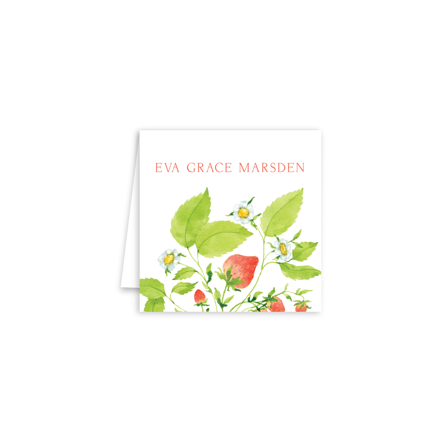 Strawberries Enclosure Cards | Botanical Bouquets