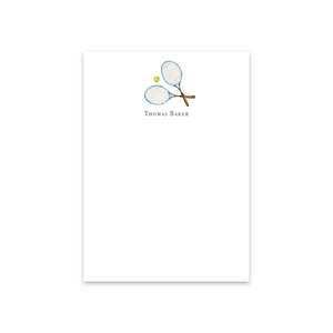 Tennis Racquets Notecards | Men's Stationery