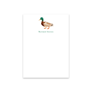 Mallard Notecards | Men's Stationery